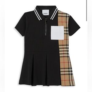Burberry Baby & Little Girl's MIni Serena Vintage-Check Panel Polo Shirt dress